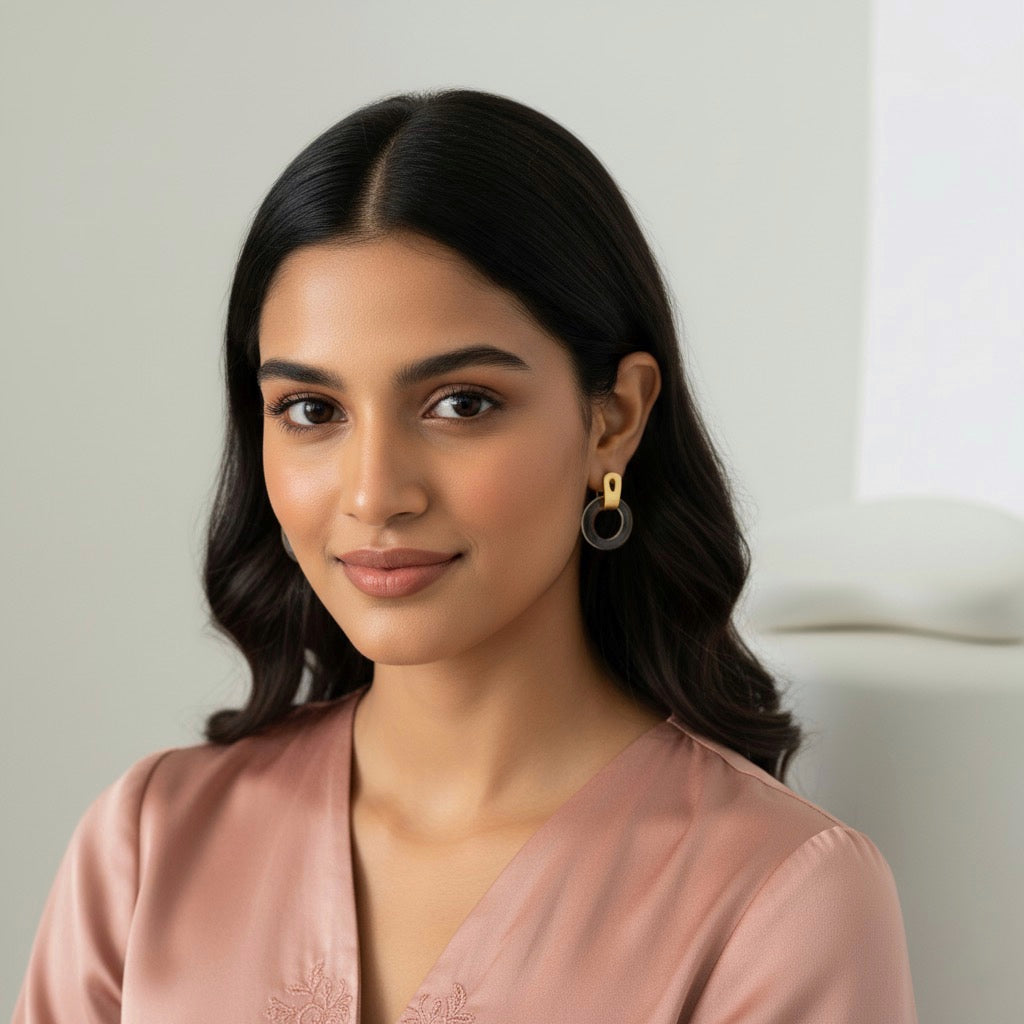 Deo White Gold Earrings