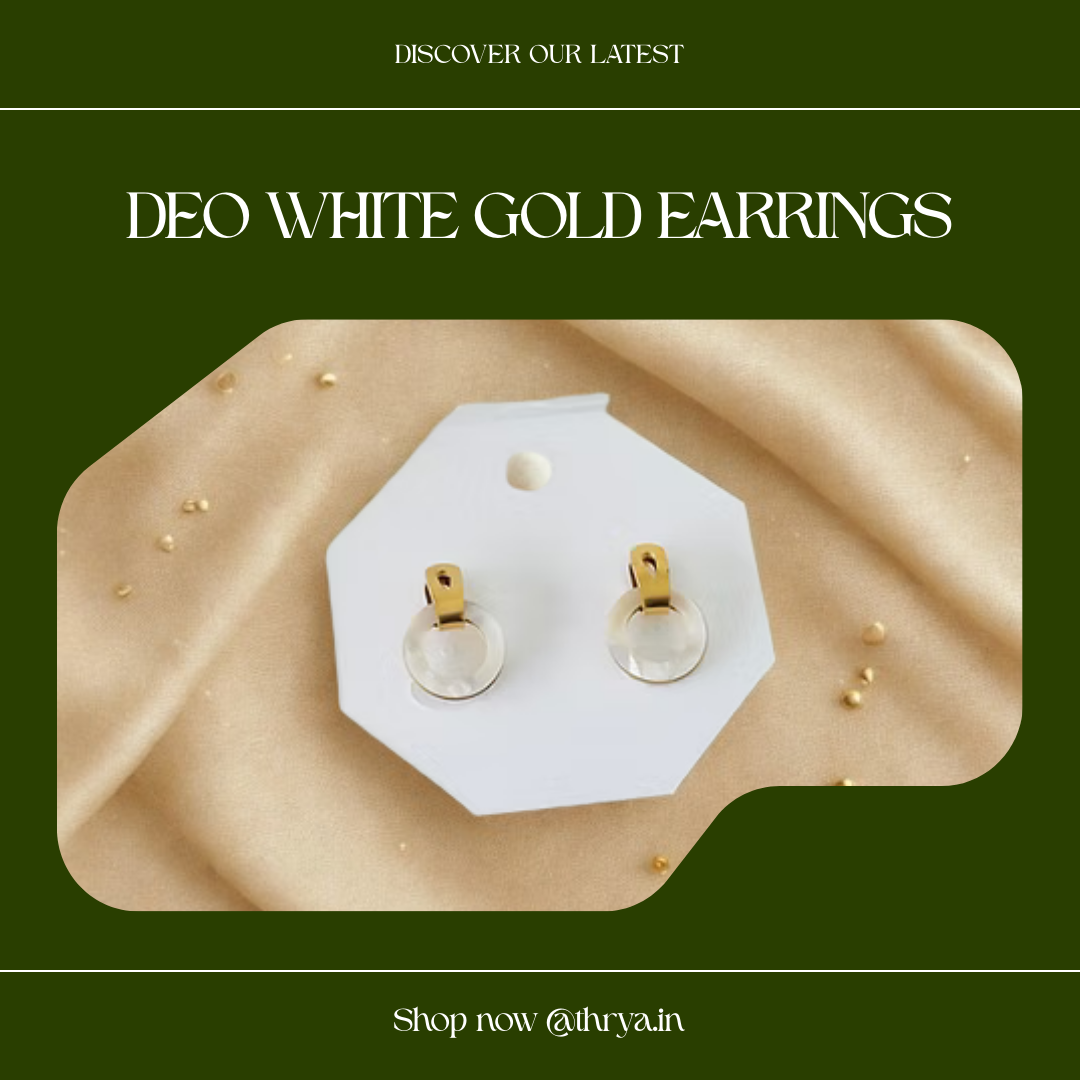 Deo White Gold Earrings