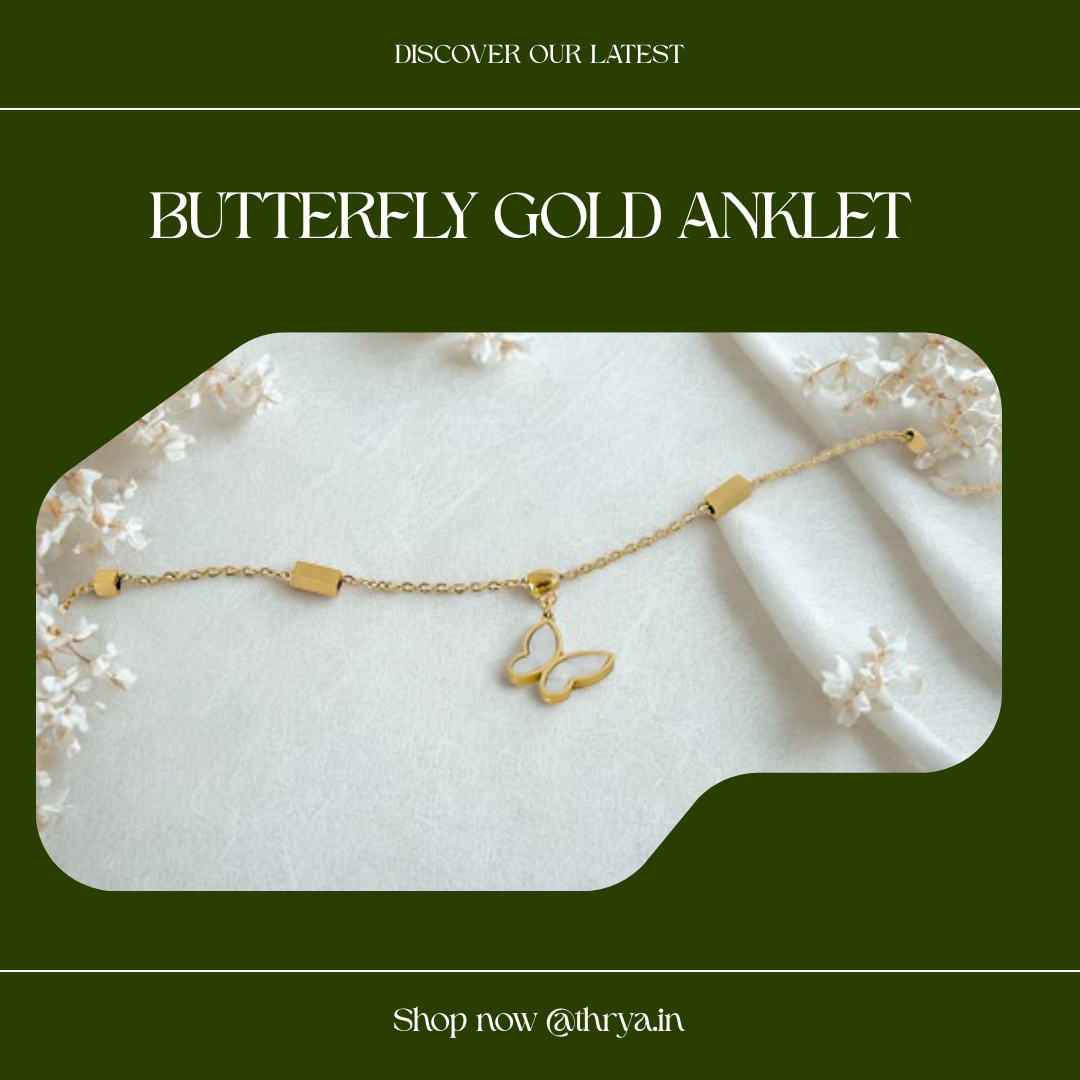 Butterfly Gold Anklet