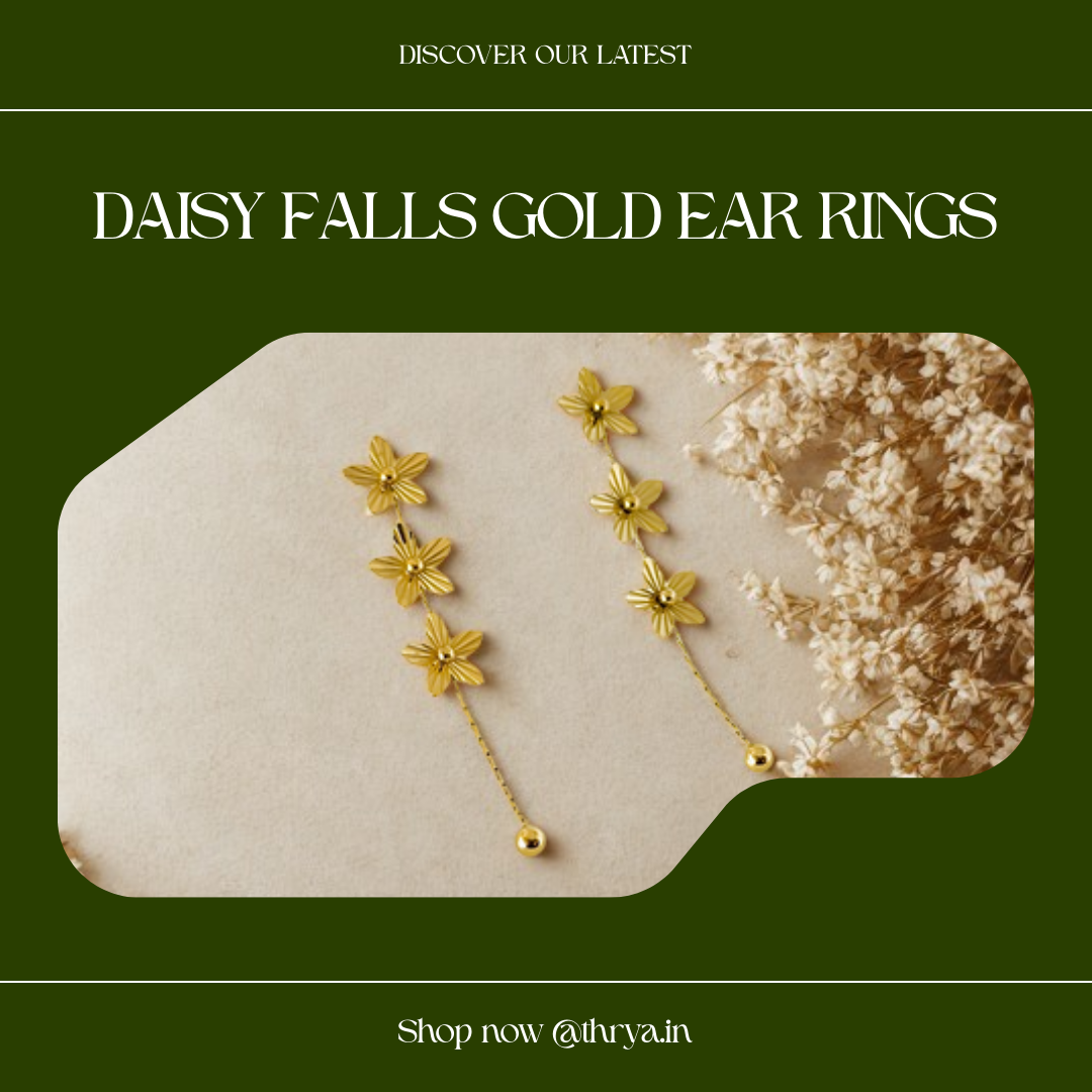 Daisy Falls Gold Earrings