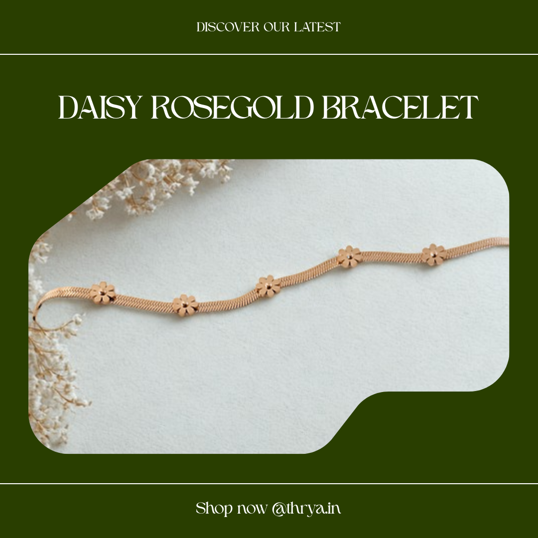 Daisy Rosegold Bracelet